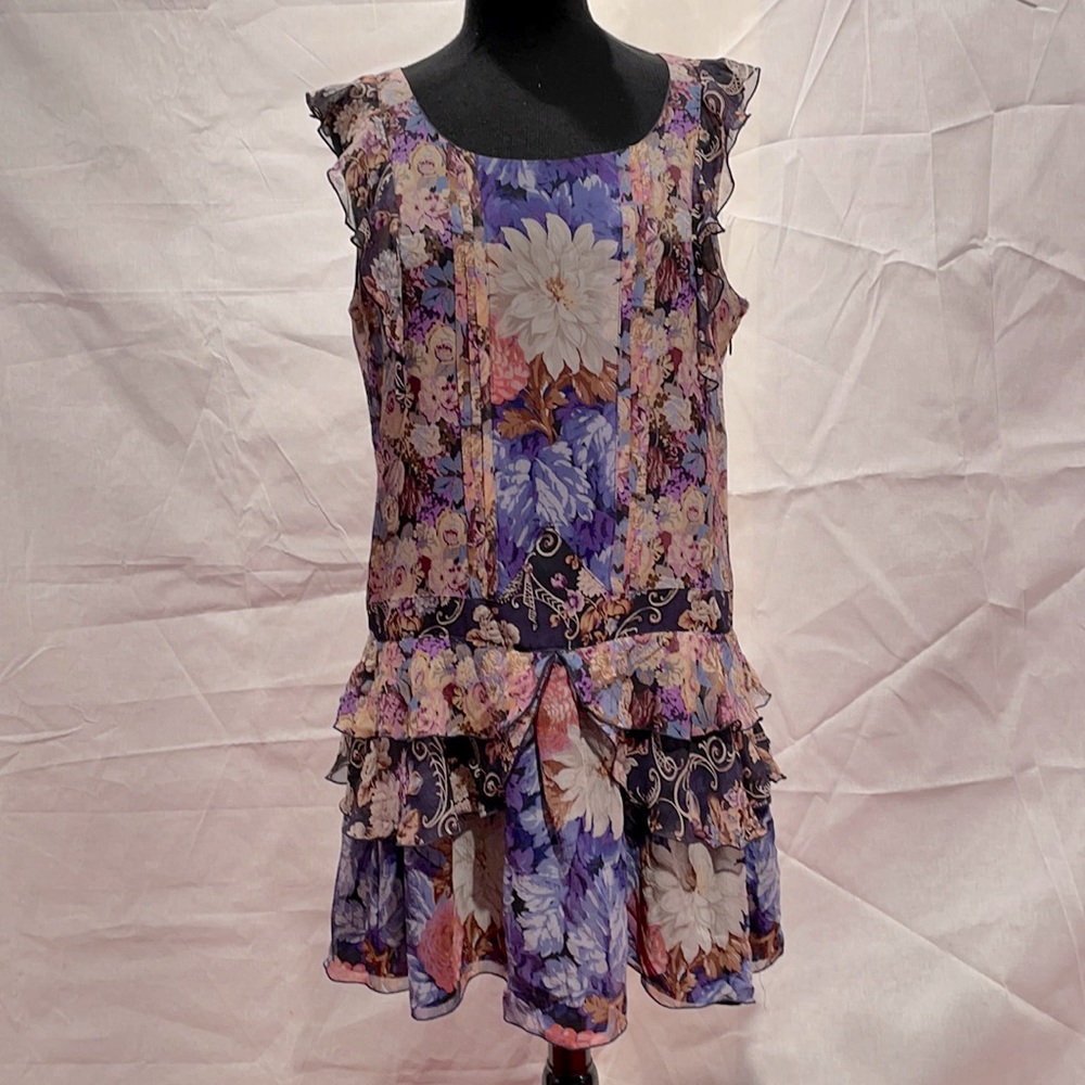 Floral shift dress